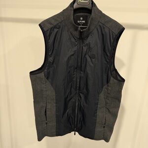 G/FORE Men's XL Charcoal and Black Light Padding Vest